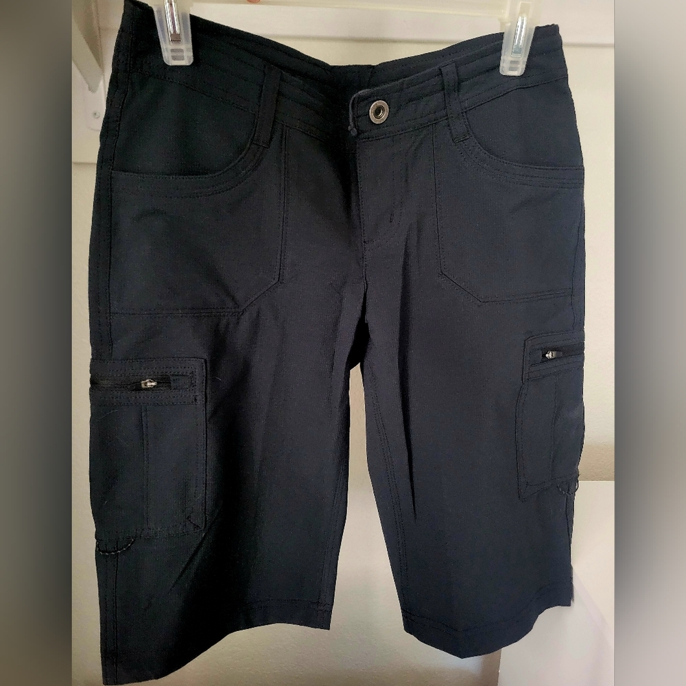 Womens Kuhl Horizon Shorts Size 4 Raven Color